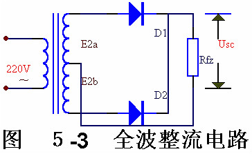 電子電路圖，整流二極管的作用,整流電路