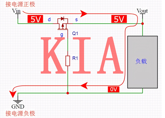 PMOS，防電源反接電路