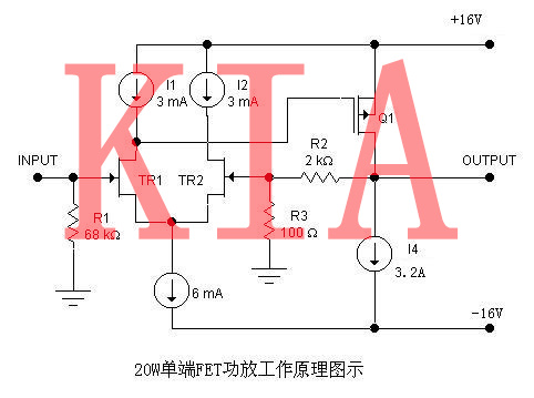 場(chǎng)效應(yīng)管，功放電路