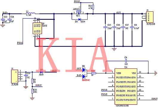 移動電源系統(tǒng)中MOS管和肖特基二極管怎么選？-KIA MOS管